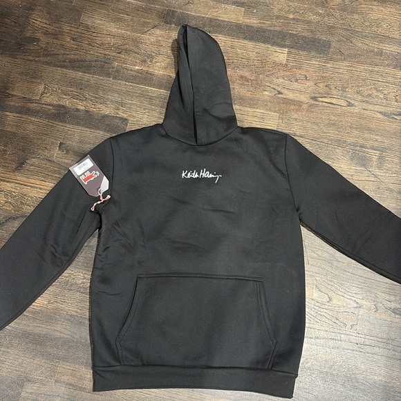 Brand new unworn with tags limited Reason Keith Haring collaboration black hoody - Picture 2 of 6